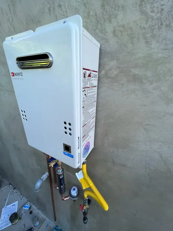Tankless water heater installation for Hance Point Estates homes